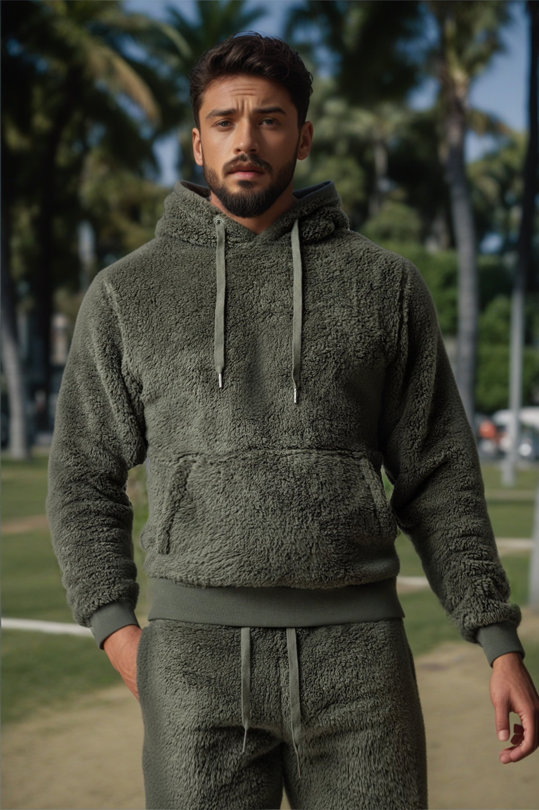 Teddy Hooded Pull Over