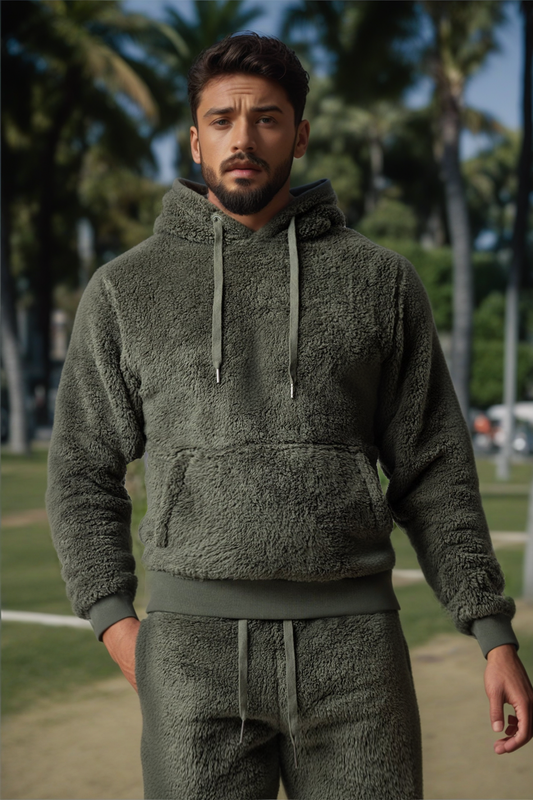 Teddy Hooded Pull Over