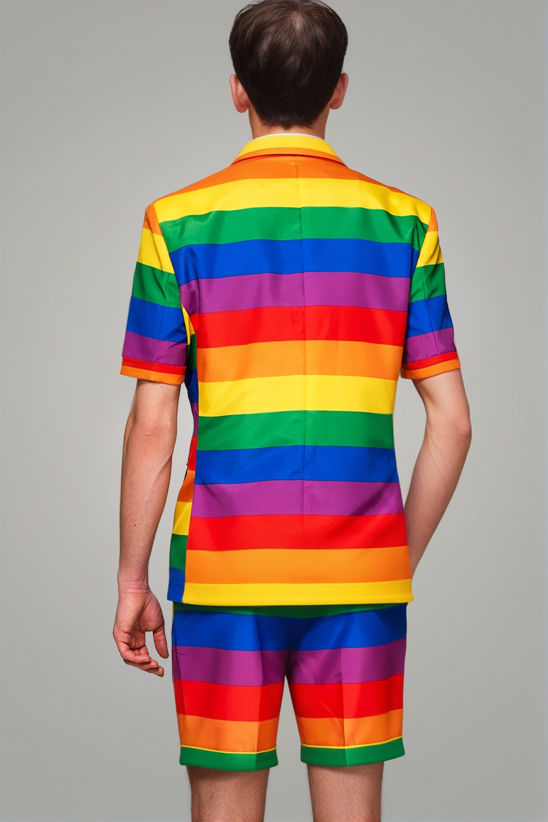 Vibrant Men’s Rainbow Summer Suit by Suitmeister