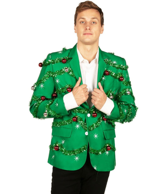 Men's Garland-Themed Gaudy Blazer