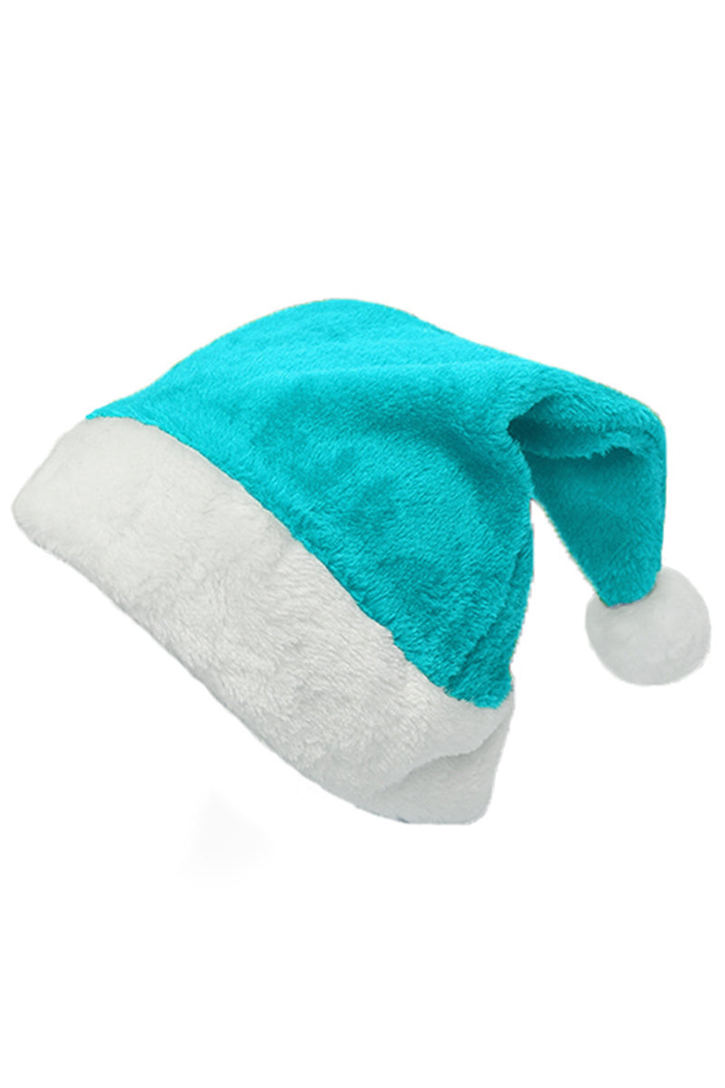 Christmas Santa Hat in Velvet with Fur Trim