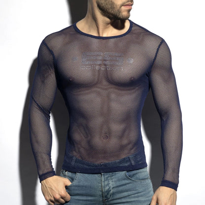 Mesh Long Sleeve T-Shirt