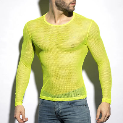 Mesh Long Sleeve T-Shirt