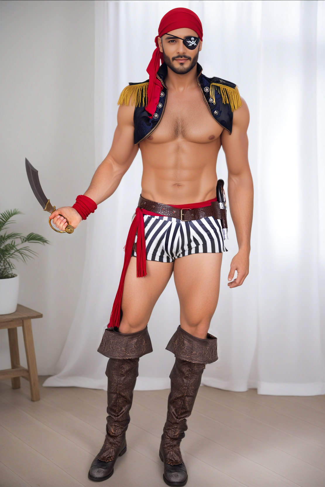 Men's Super Soldier Hero Costume