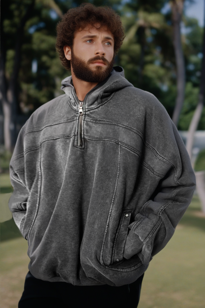 Men's Boxy Hoodie Sweatshirt from the Galaxy Collection