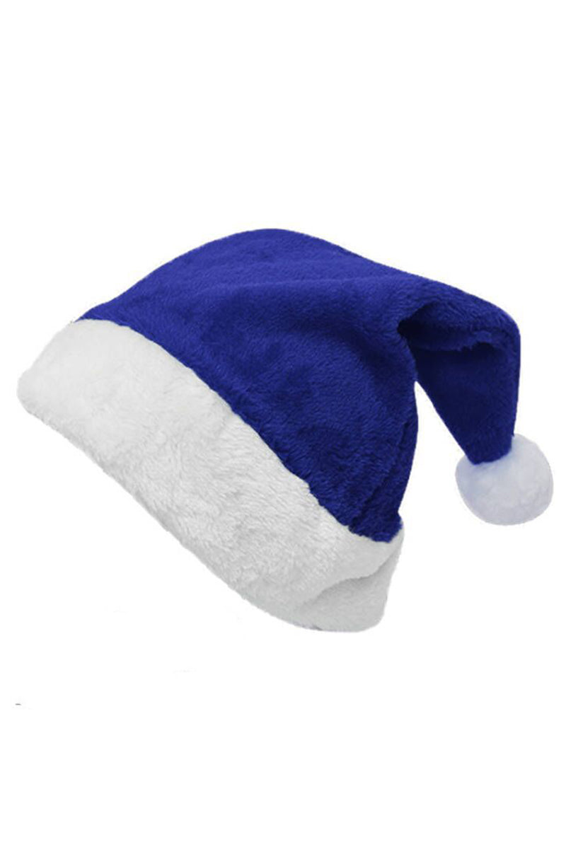 Christmas Santa Hat in Velvet with Fur Trim