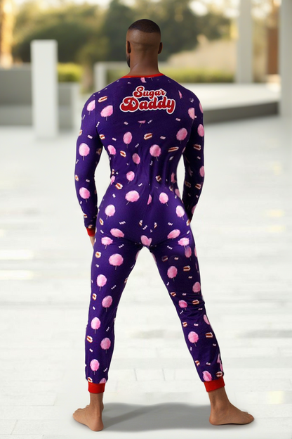 Playful Men's Lounge Onesie