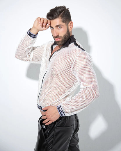 Fabpride Classic White Bomber Jacket – Sleek Minimalist Style for Every Season