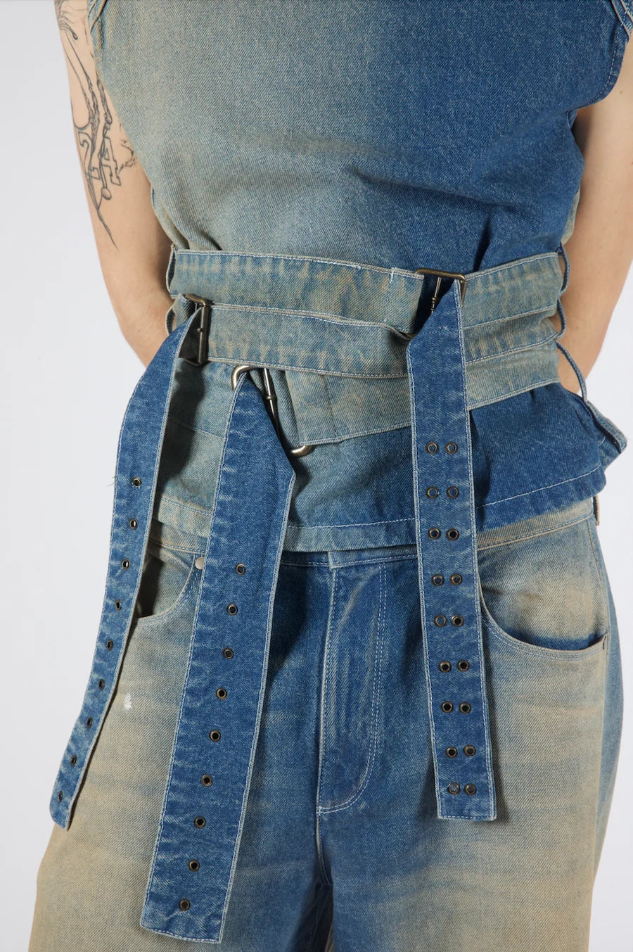 Merle Tint Wash Denim Top