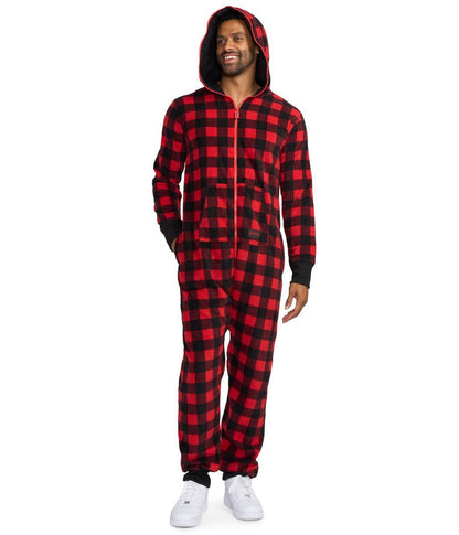 Men's Classic Lumberjack Plaid Jumpsuit