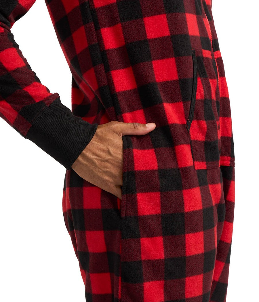 Men's Classic Lumberjack Plaid Jumpsuit