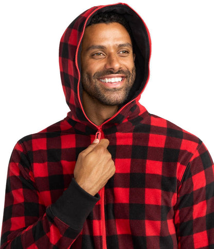 Men's Classic Lumberjack Plaid Jumpsuit