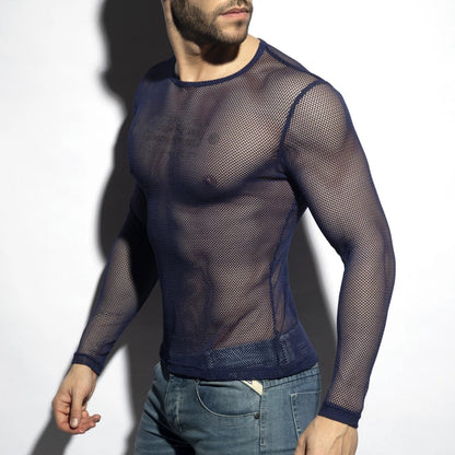 Mesh Long Sleeve T-Shirt