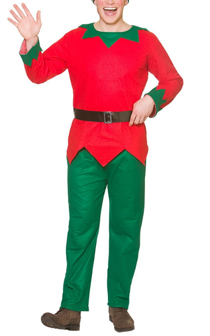 Jolly Men's Christmas Elf Costume