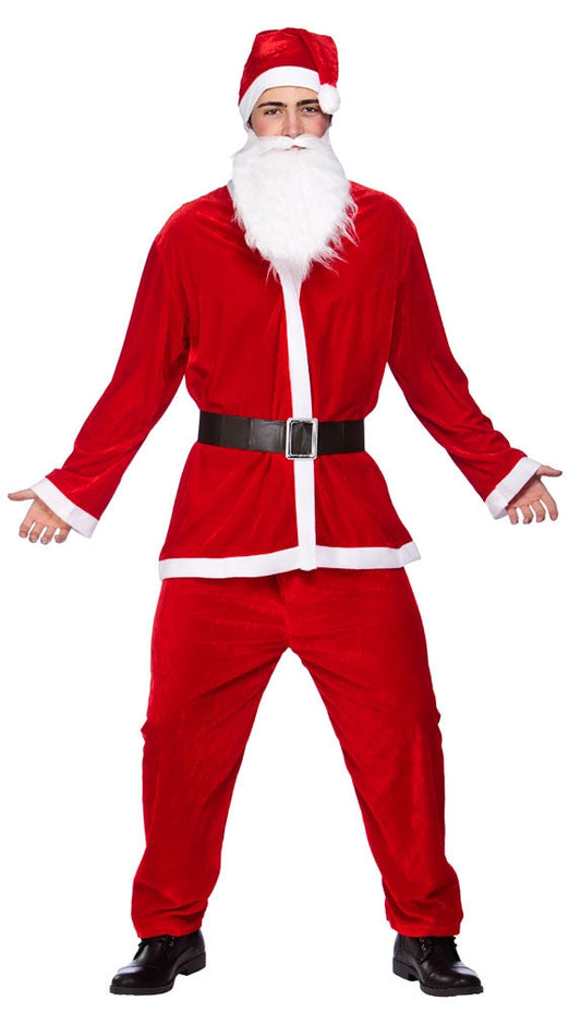 Premium Father Christmas Costume with Hat