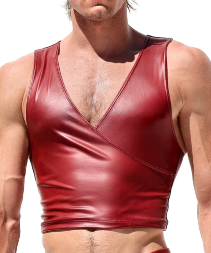 Men's Red Halter Tank