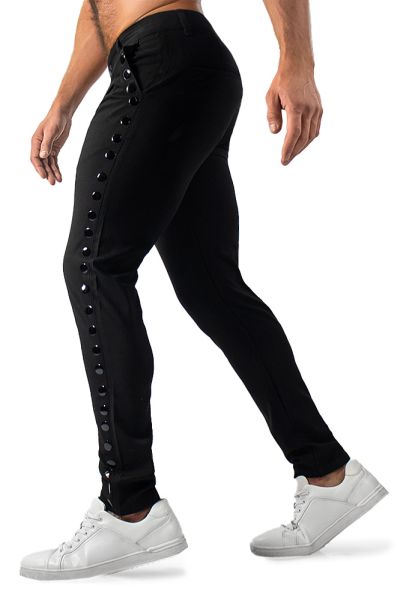 Fabpride Black Embellished Chino Pants