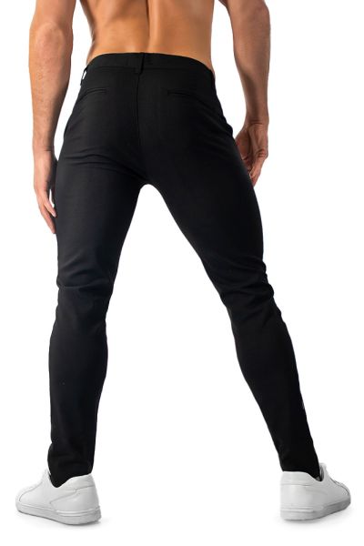 Fabpride Black Embellished Chino Pants