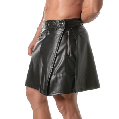 Edgy Kinky Zipped Skirt